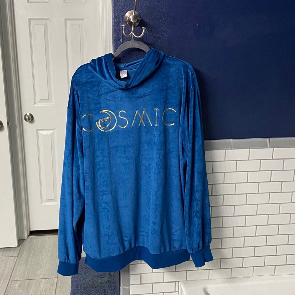 Pusheen Velvety Blue Hoodie 3X Plus Size Official